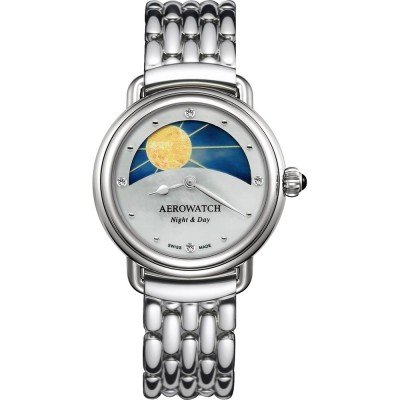 Aerowatch 1942 44960-AA11-M 1942 - Night & Day Watch