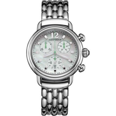 Aerowatch Hommage 1910 81105-AA03-M Chronolady Watch