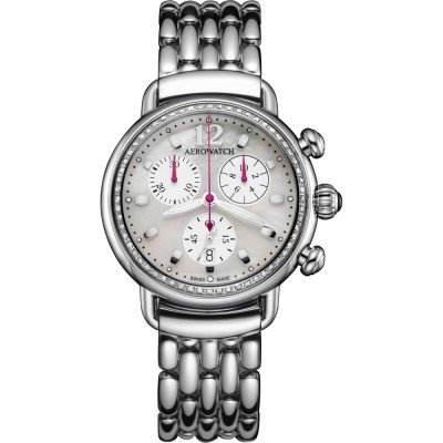 Aerowatch Hommage 1910 81105-AA04-DIA-M Chronolady Watch