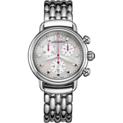 Aerowatch Hommage 1910 81105-AA04-M Chronolady Watch