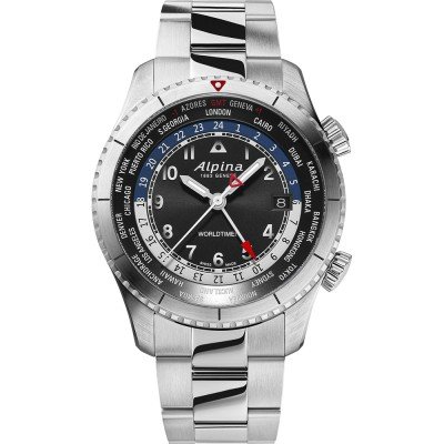 Alpina Startimer AL-255B4S26B Startimer Pilot Worldtimer Watch