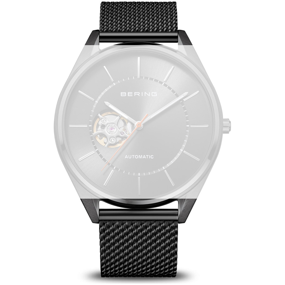 Bering Straps PT-A16743S-BMBX Automatic Open heart Strap