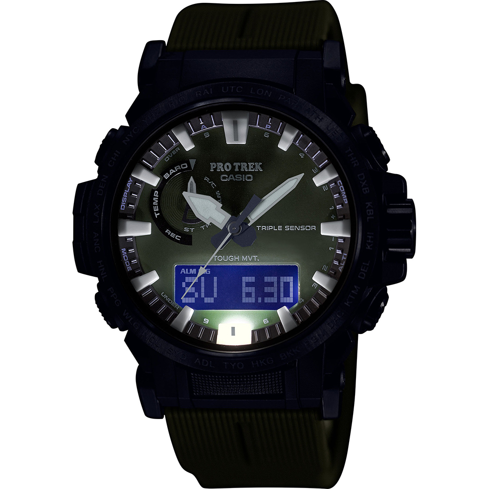 Casio protrek analog triple sensor best sale