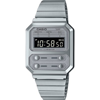 Casio Vintage A100WE-7B Vintage Edgy Watch