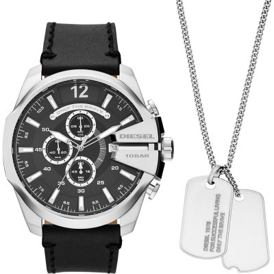 Diesel XL DZ4559 Mega Chief Gift Set Watch