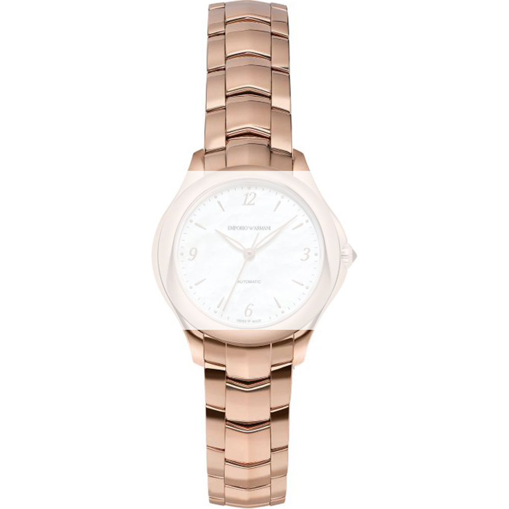 Emporio Armani Women's Rose Gold-Tone Stainless Steel Watch