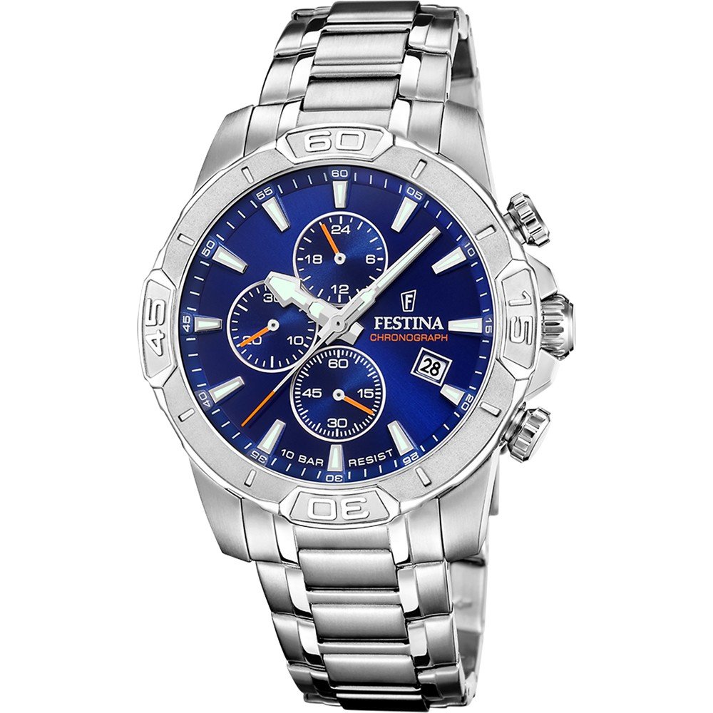 Festina chronograph 10 bar hotsell