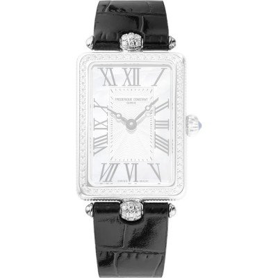 Frederique Constant FCS-BLACK2AC Art Deco Carrée Strap