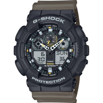 G-Shock Classic Style GA-100TU-1A3ER Two Tone Utility Colours Watch