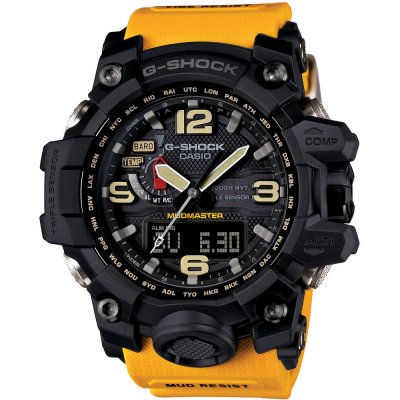 G shock on sale mudmaster yellow strap