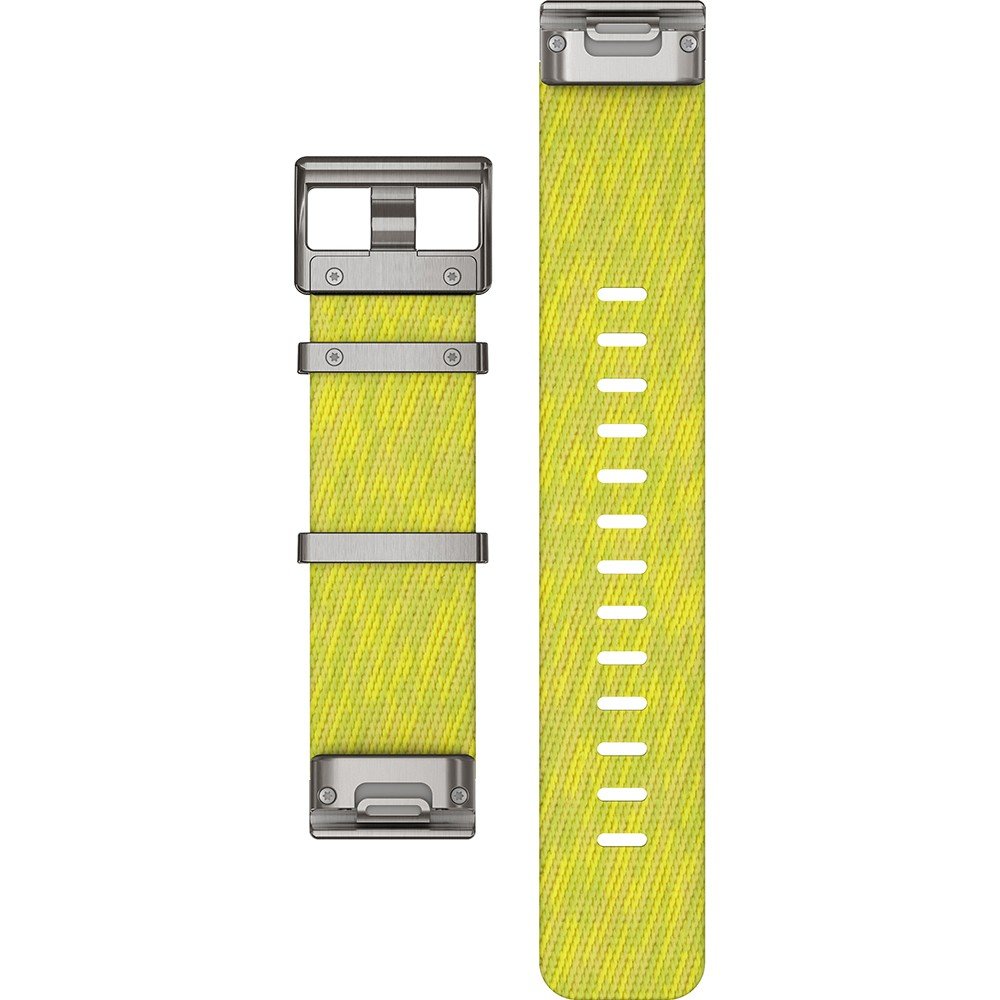 Bracelet Garmin MARQ QuickFit 22mm nylon jaune/vert 010-12738-23