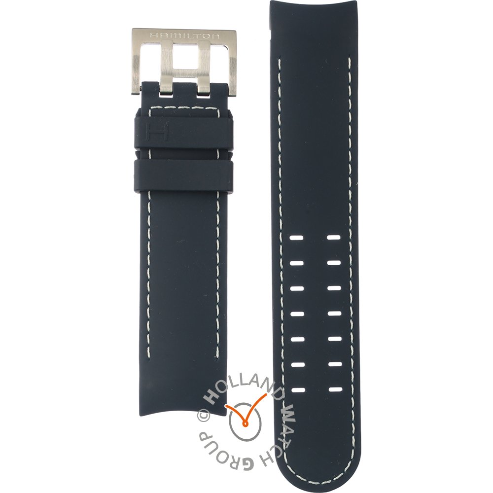 Hamilton Straps H691.776.105 Khaki Navy Strap • Official dealer