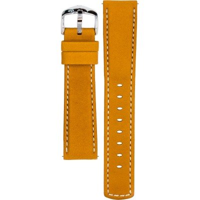 Hirsch Crocograin Bonded Leather Watch Strap