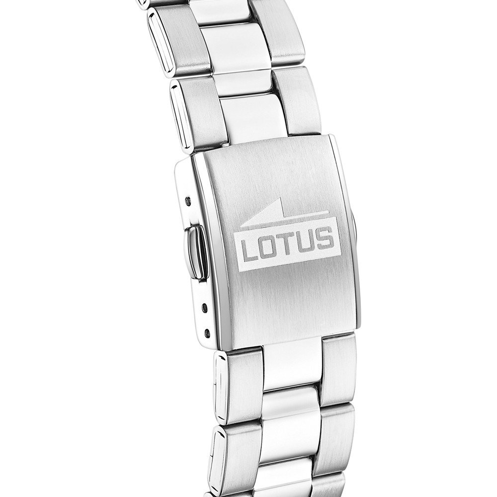 Lotus Mens Analogue Quartz Watch with Stainless Steel Strap 18670