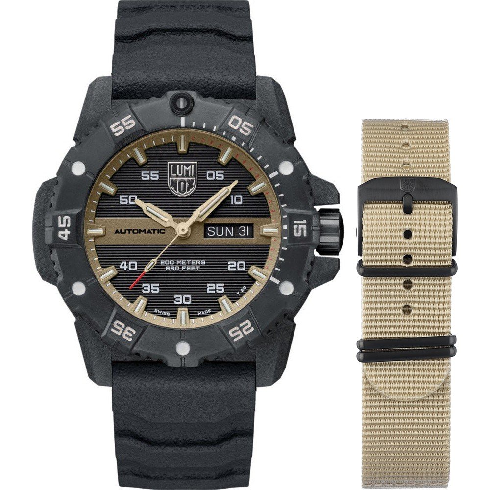 Luminox Sea XS.3875.INHO.SET Master Carbon Automatic Watch • EAN:  7611382653819 • hollandwatchgroup.com