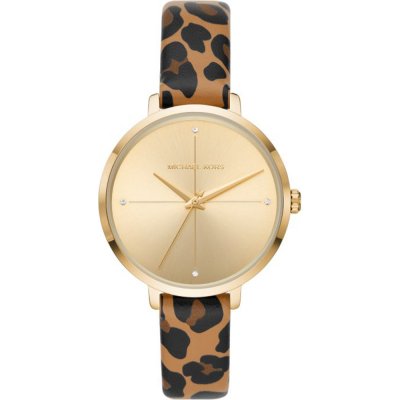 Michael kors outlet leopard print watch