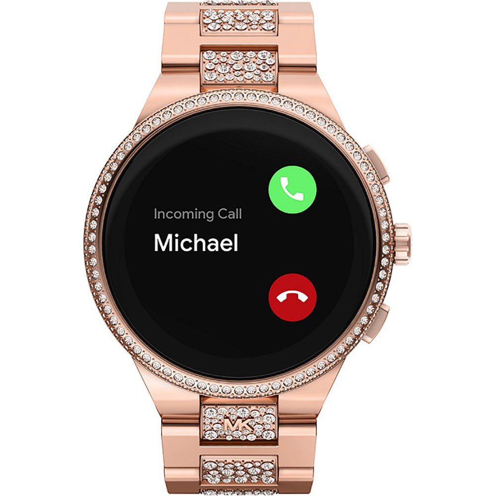 MICHAEL KORS ACCESS MKGO PINK TONE AND SILICONE SMARTWATCH MKT5070   Starting at 20900   IRISIMO