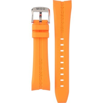 Mido rubber 2024 strap