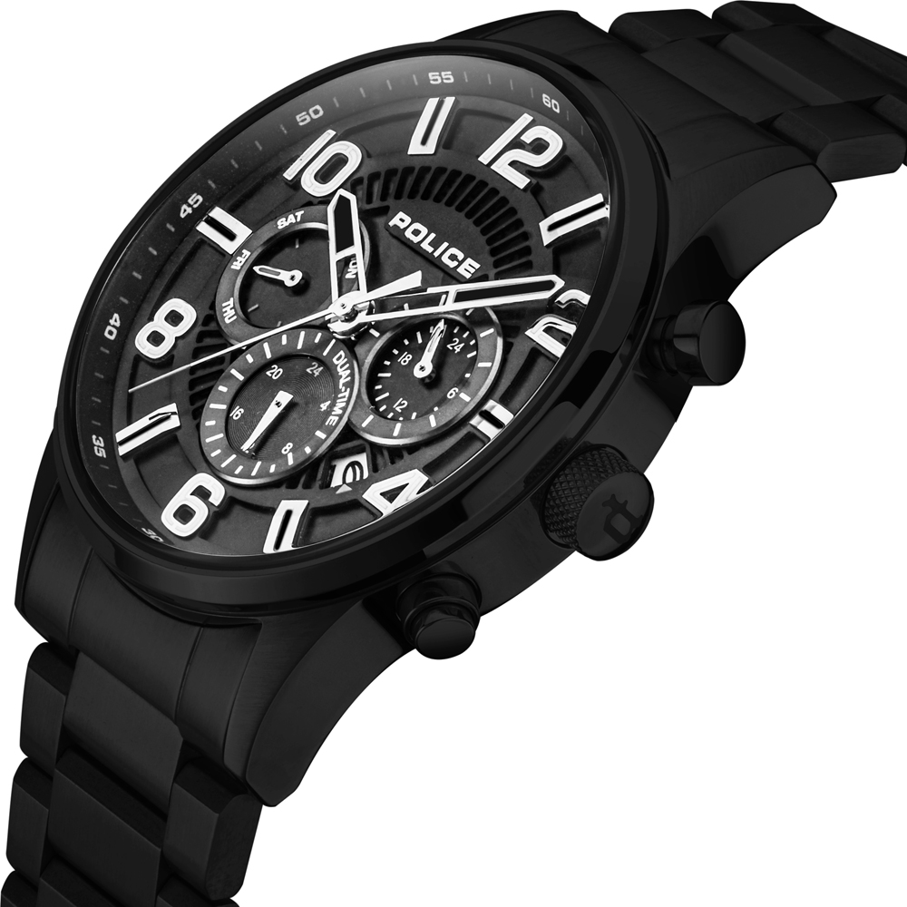 Police black hotsell metal watches