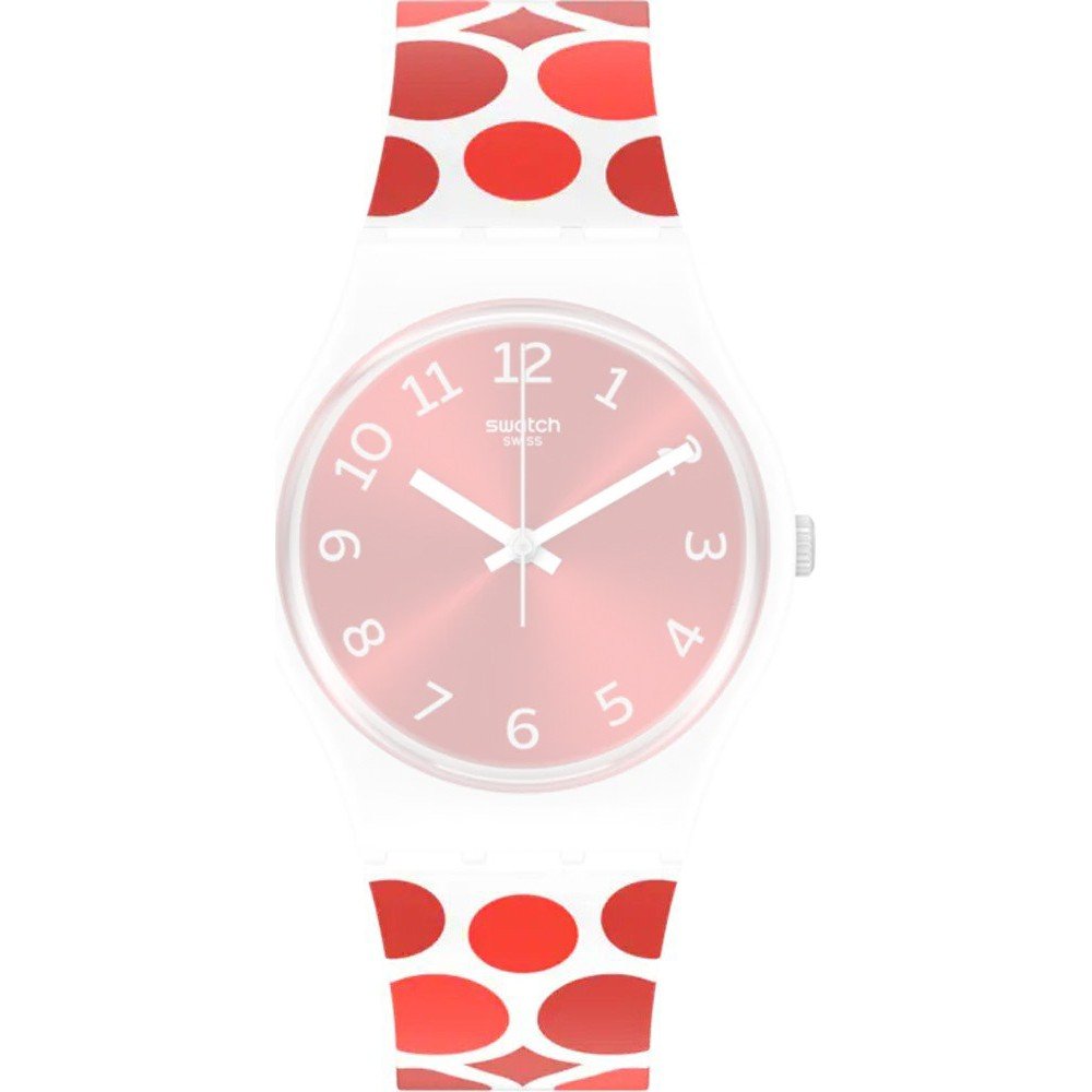 Swatch Plastic - Standard Gent AGR166 GR166 Eight For Luck Strap