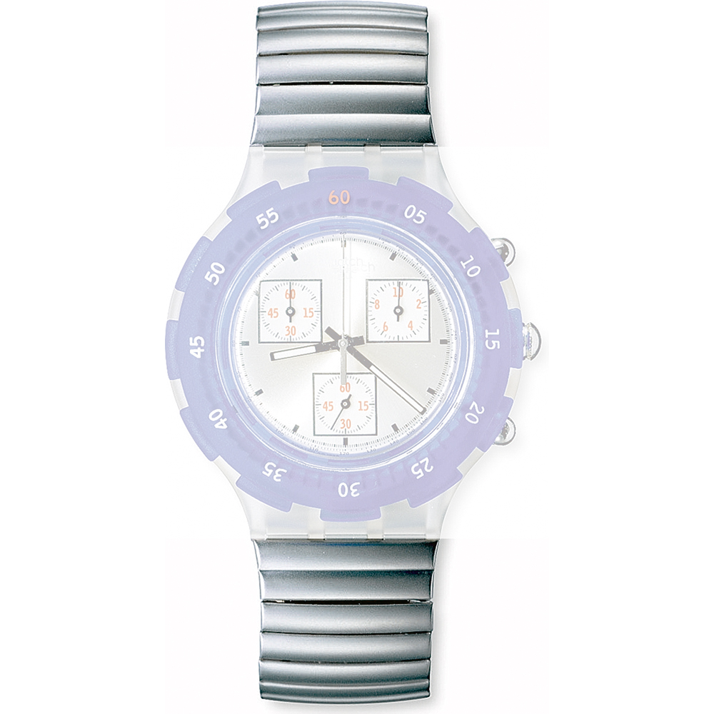 Swatch Plastic - Aquachrono - SB ASBK117A SBK117 Blue Ring Large