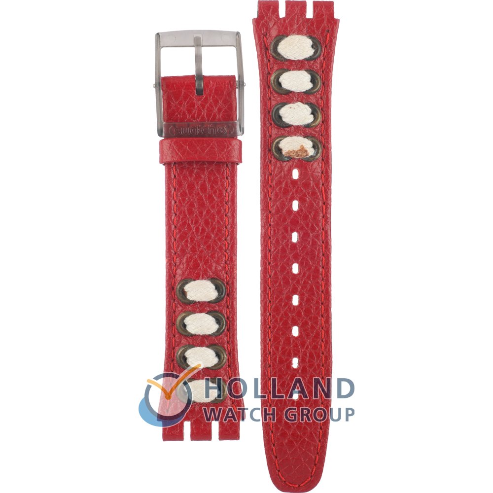 Swatch hot sale cinturino pelle