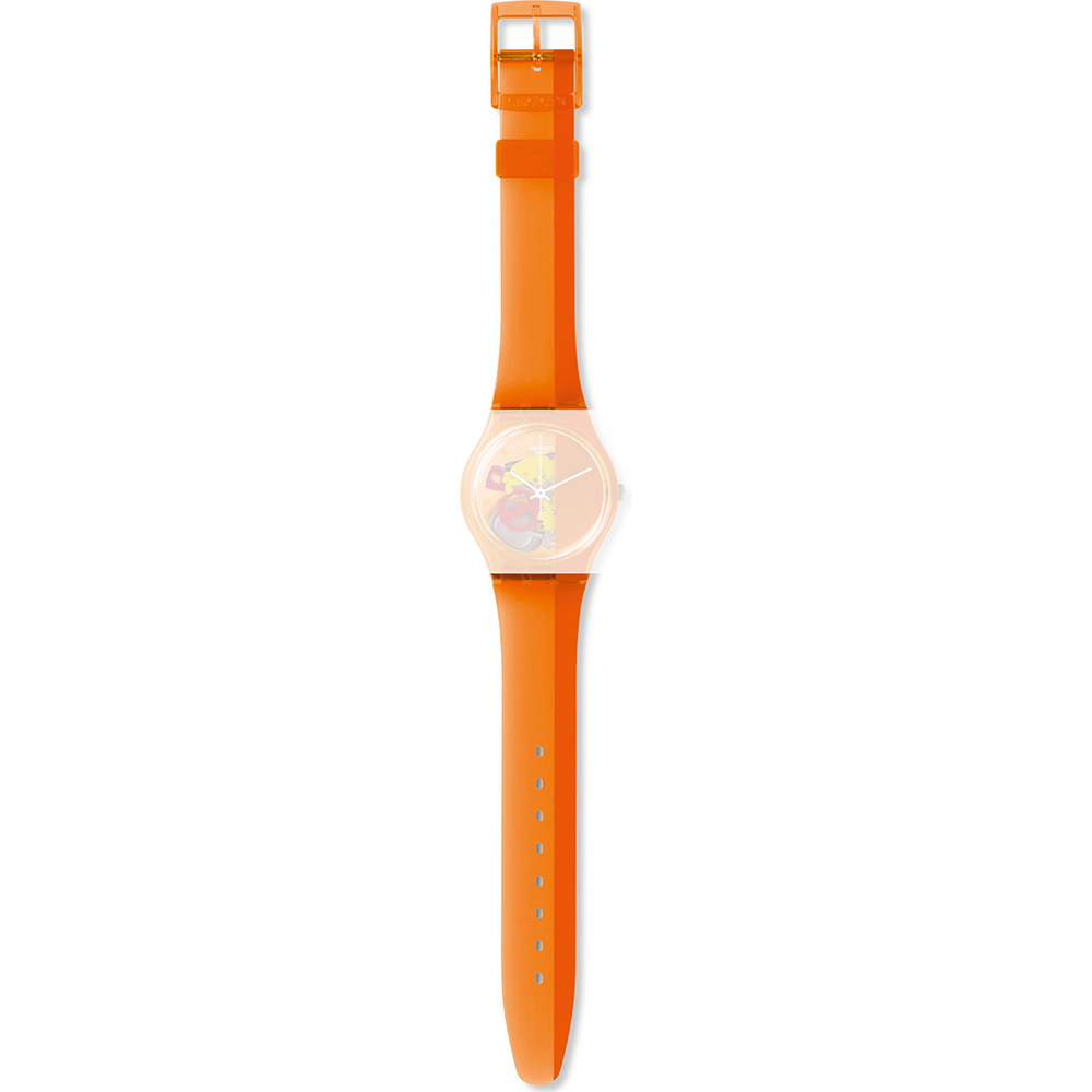 Swatch clearance orange strap