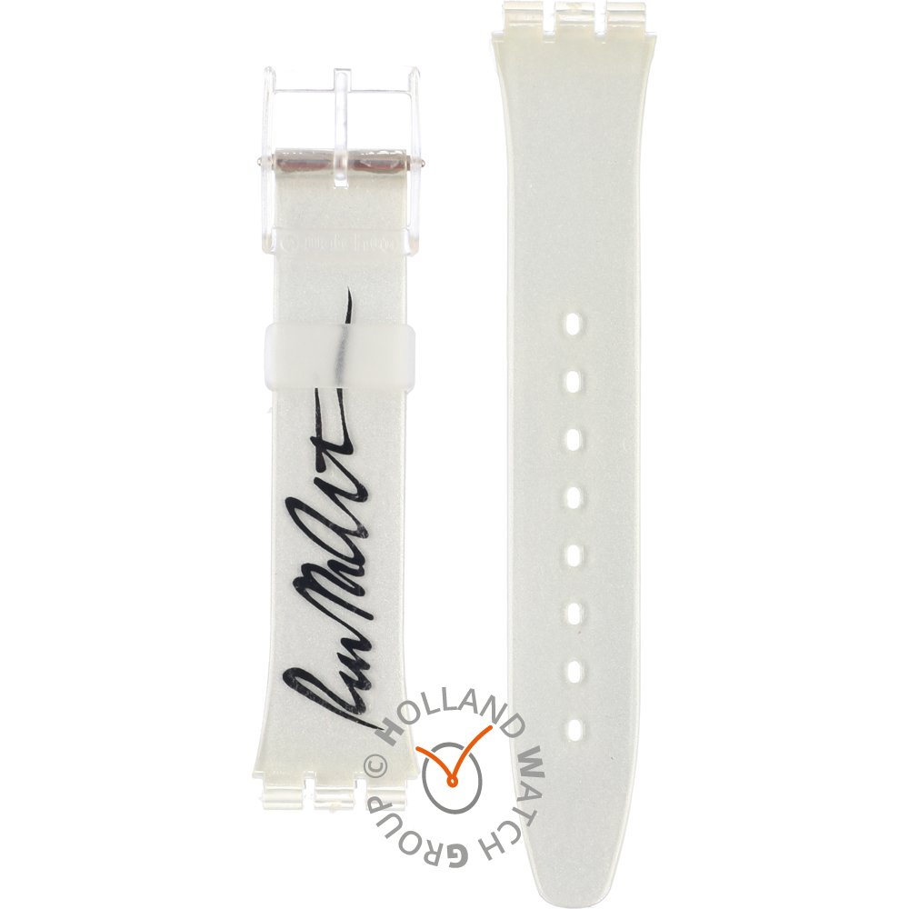 Swatch Plastic - Standard Gent AGK306 GK306 Calling The Past Strap