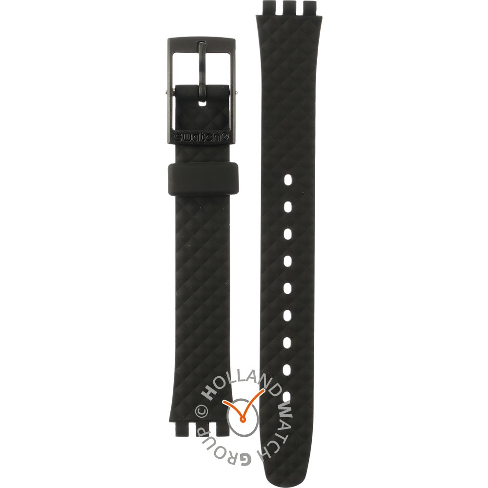 Swatch black shop plastic strap