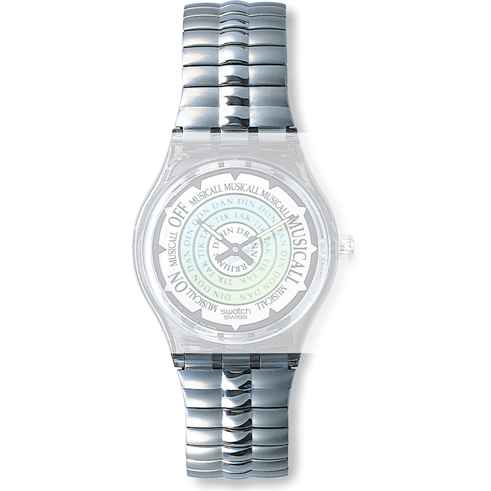 Swatch Plastic - Musicall ASLM105 SLM105 Salsa Small Strap