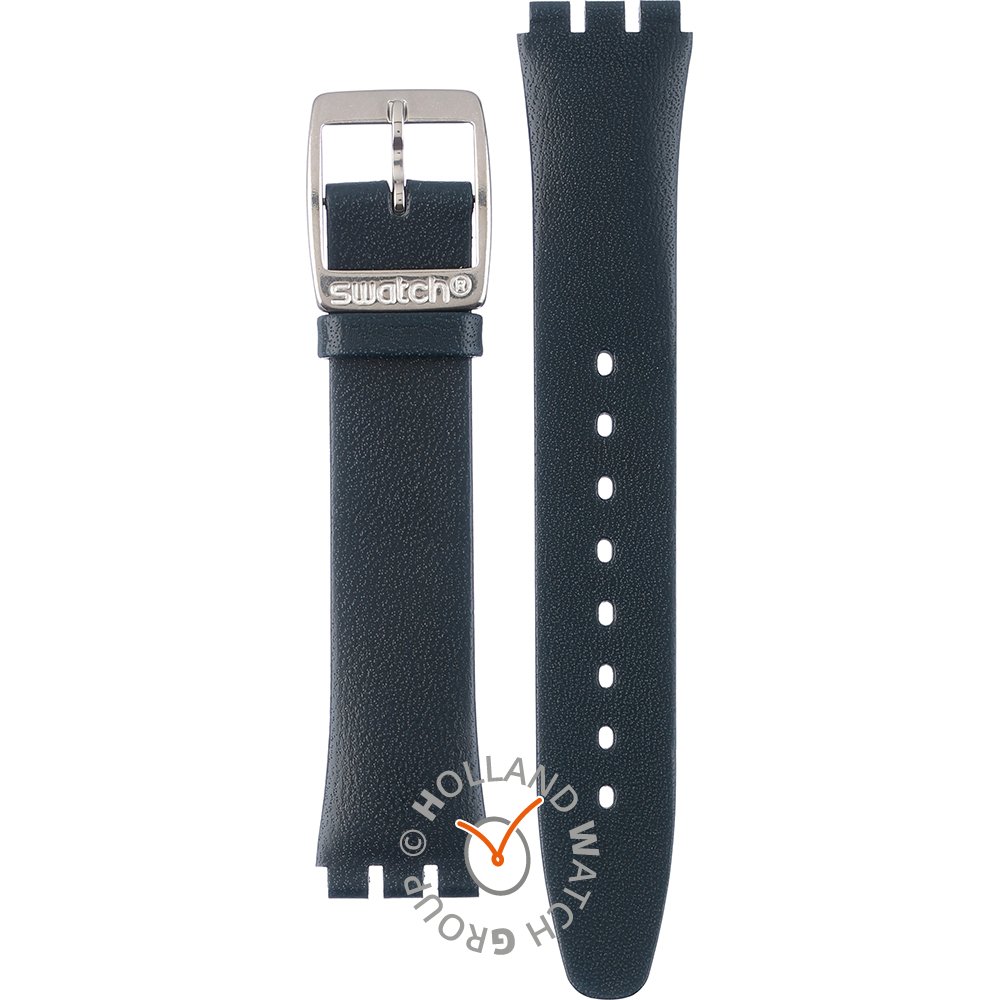 Swatch leather 2024 strap replacement