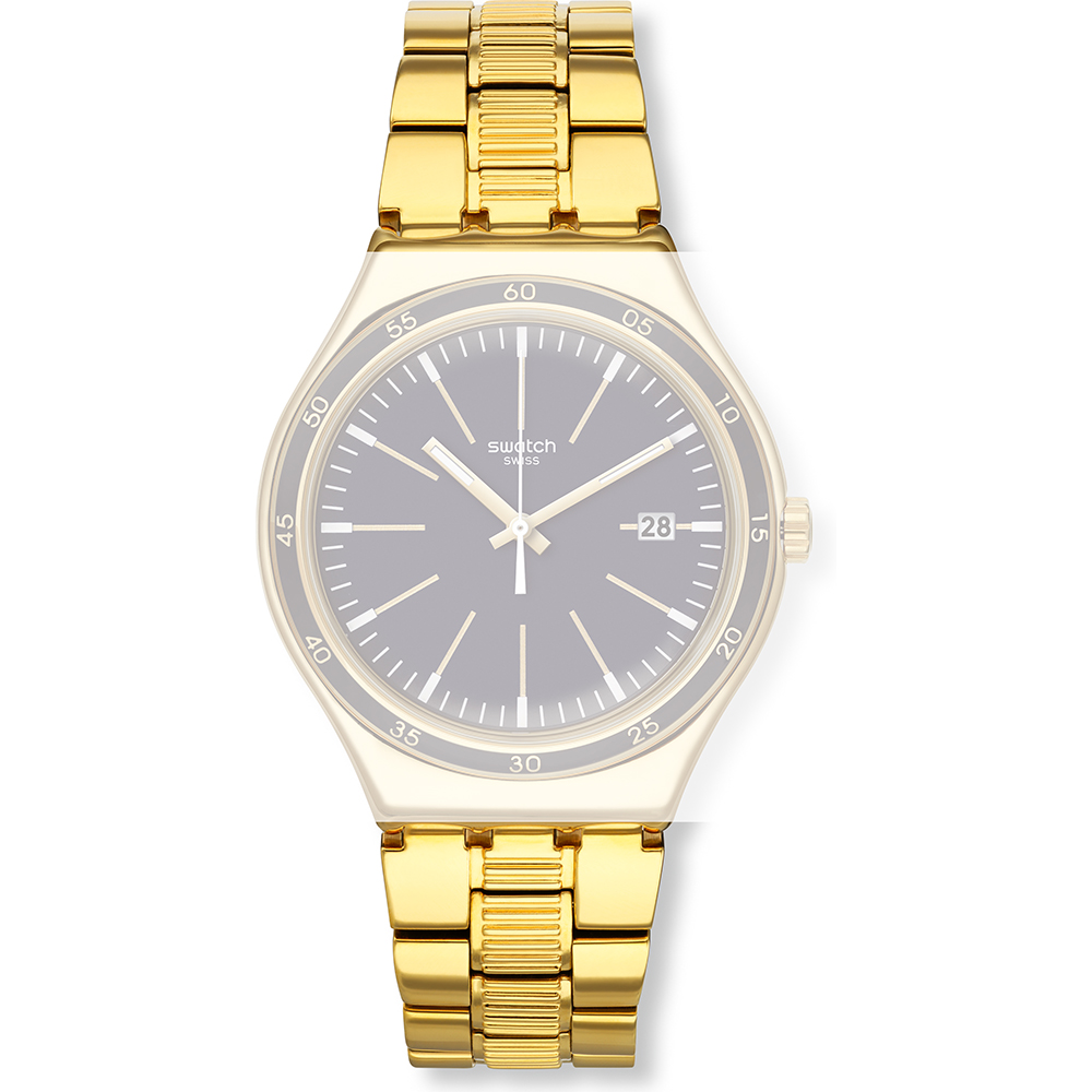 Swatch irony gold on sale watch