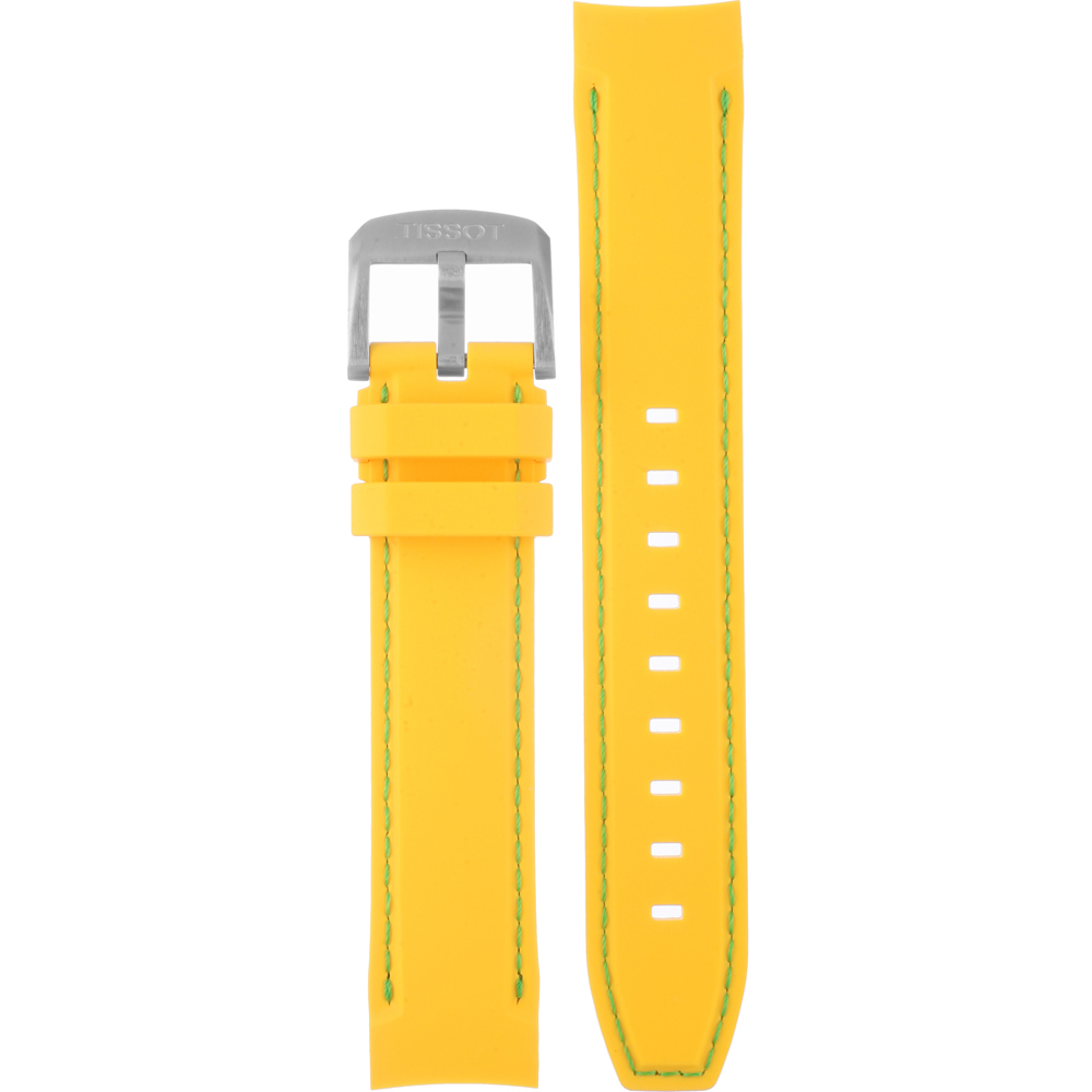 Tissot yellow outlet strap watch