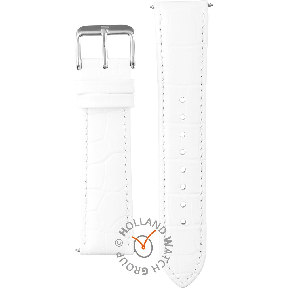 Tommy hilfiger watch white hotsell leather strap