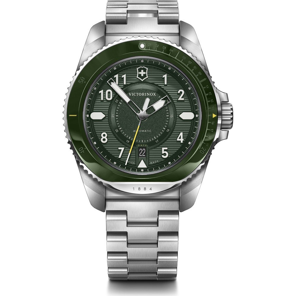 Green swiss army outlet watch